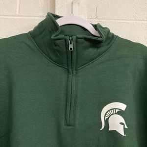 Michigan State 1/4 Zip Pullover